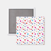 Polka-Punktmuster Magnet (Vorderseite/Rückseite)