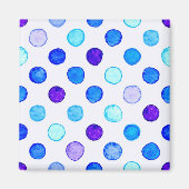 Polka-Punktmuster Magnet (Vorne)