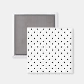Polka-Punktmuster Magnet (Vorderseite/Rückseite)