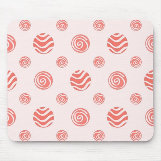 Polka-Punktmuster Mousepad (Vorne)