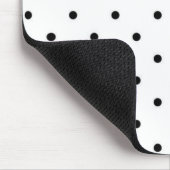 Polka-Punktmuster Mousepad (Ecke)