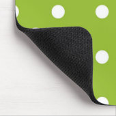 Polka-Punktmuster Mousepad (Ecke)