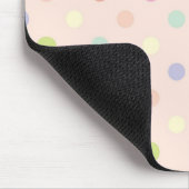 Polka-Punktmuster Mousepad (Ecke)