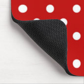 Polka-Punktmuster Mousepad (Ecke)