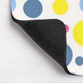 Polka-Punktmuster Mousepad (Ecke)