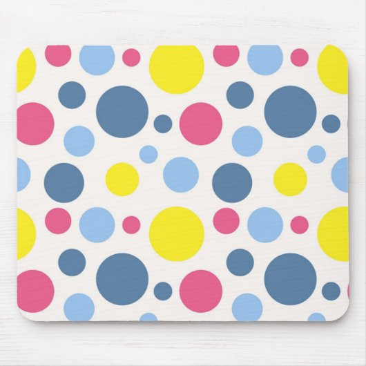 Polka-Punktmuster Mousepad (Vorne)