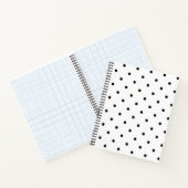Polka-Punktmuster Notizblock (Innenseite)