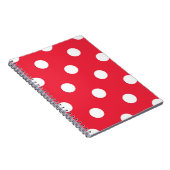 Polka-Punktmuster Notizblock (Rechte Seite)