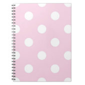 Polka-Punktmuster Notizblock (Vorderseite)