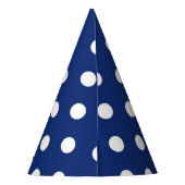 Polka-Punktmuster Partyhütchen (Rückseite)