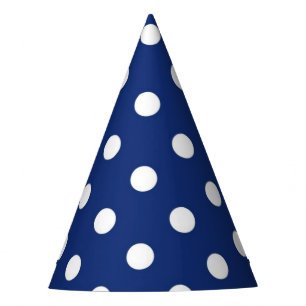 Polka-Punktmuster Partyhütchen