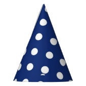Polka-Punktmuster Partyhütchen (Links)