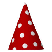 Polka-Punktmuster Partyhütchen (Rechts)