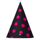 Polka-Punktmuster Partyhütchen (Links)