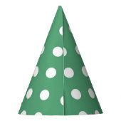 Polka-Punktmuster Partyhütchen (Rückseite)