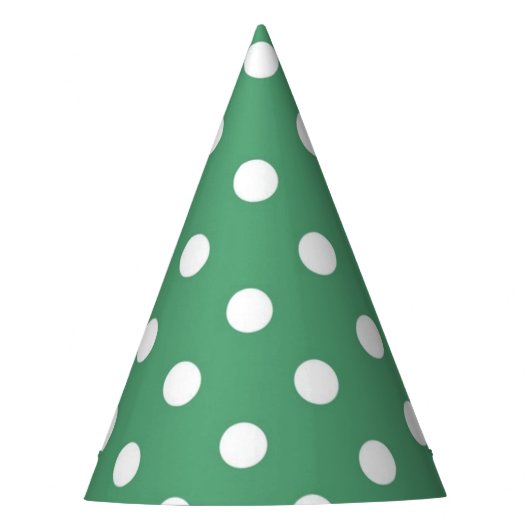 Polka-Punktmuster Partyhütchen (Vorderseite)