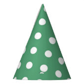 Polka-Punktmuster Partyhütchen (Links)