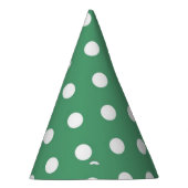 Polka-Punktmuster Partyhütchen (Rechts)