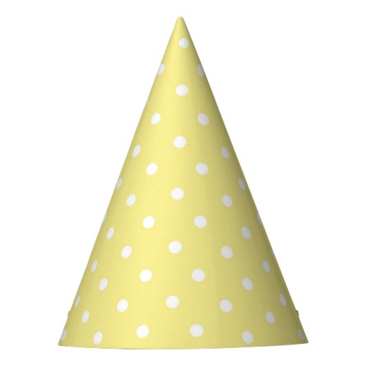 Polka-Punktmuster Partyhütchen (Vorderseite)