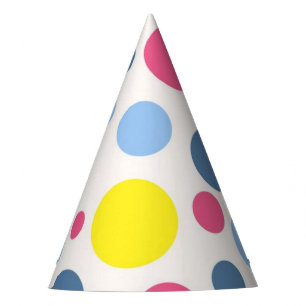 Polka-Punktmuster Partyhütchen