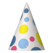 Polka-Punktmuster Partyhütchen (Links)