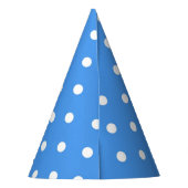 Polka-Punktmuster Partyhütchen (Rückseite)