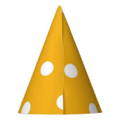 Polka-Punktmuster Partyhütchen (Rückseite)