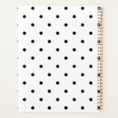 Polka-Punktmuster Planer (Rückseite)