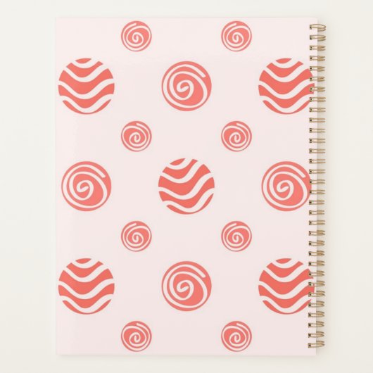 Polka-Punktmuster Planer (Rückseite)