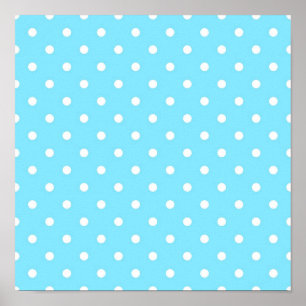 Polka-Punktmuster Poster