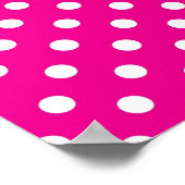 Polka-Punktmuster Poster (Ecke)