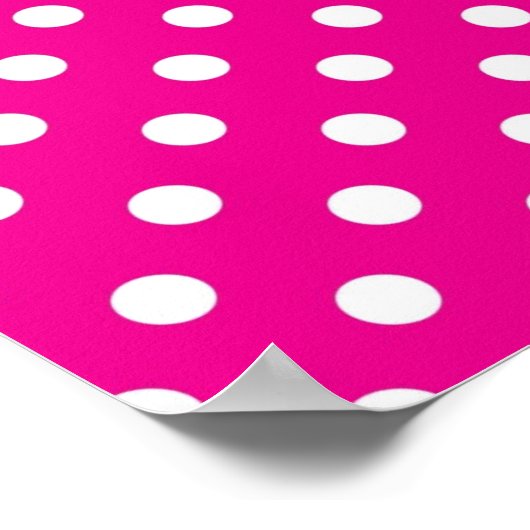 Polka-Punktmuster Poster (Ecke)