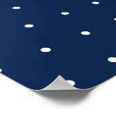 Polka-Punktmuster Poster (Ecke)