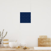 Polka-Punktmuster Poster (Küche)