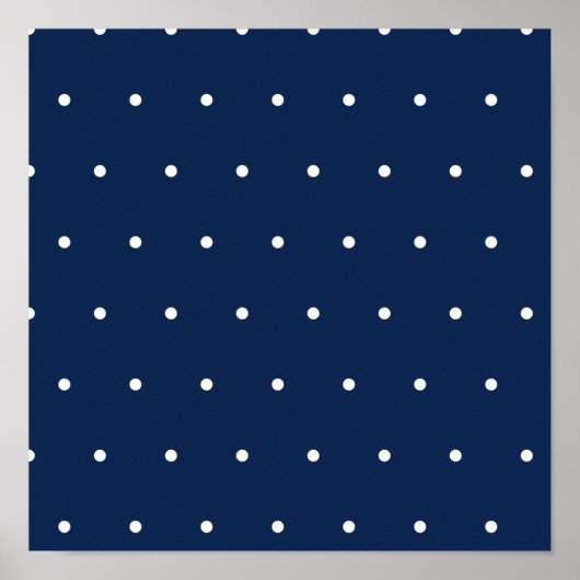 Polka-Punktmuster Poster (Vorne)