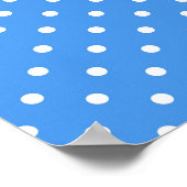 Polka-Punktmuster Poster (Ecke)