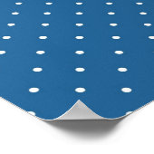 Polka-Punktmuster Poster (Ecke)