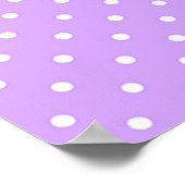Polka-Punktmuster Poster (Ecke)