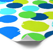 Polka-Punktmuster Poster (Ecke)