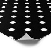 Polka-Punktmuster Poster (Ecke)