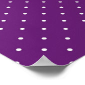 Polka-Punktmuster Poster (Ecke)