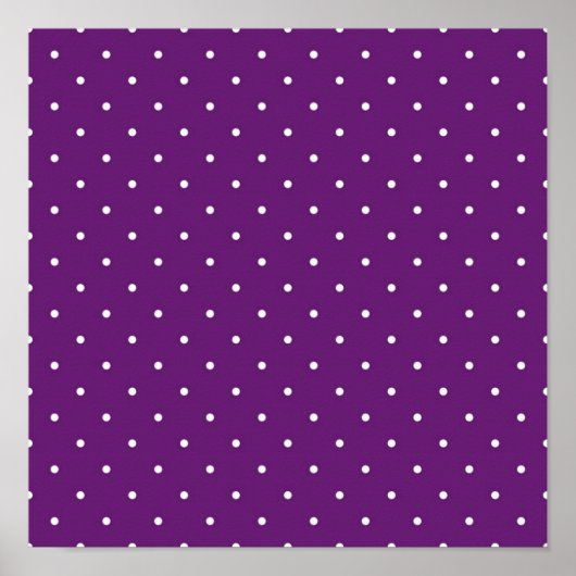 Polka-Punktmuster Poster (Vorne)