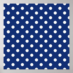 Polka-Punktmuster Poster