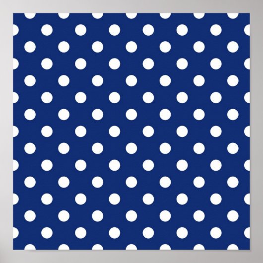 Polka-Punktmuster Poster (Vorne)