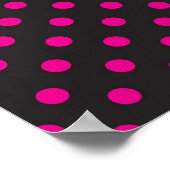 Polka-Punktmuster Poster (Ecke)