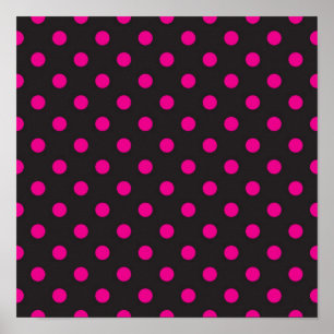 Polka-Punktmuster Poster