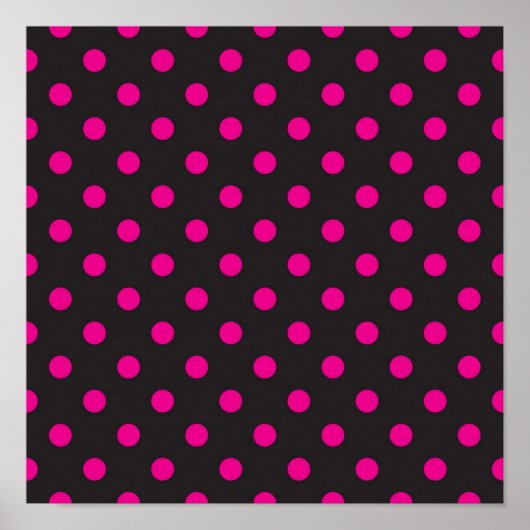 Polka-Punktmuster Poster (Vorne)