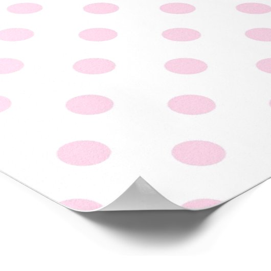 Polka-Punktmuster Poster (Ecke)