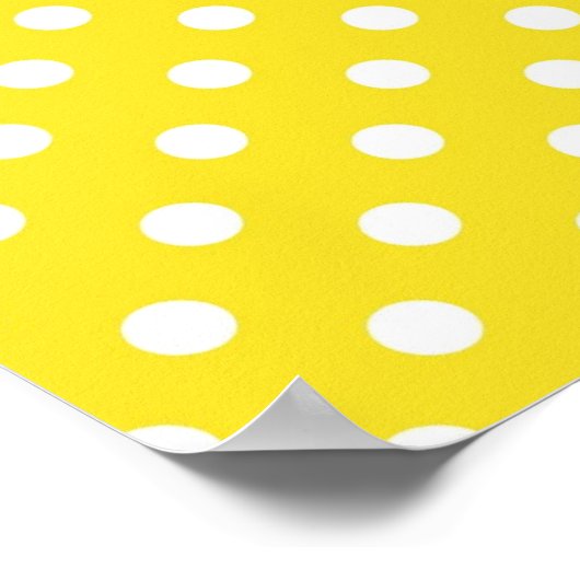 Polka-Punktmuster Poster (Ecke)
