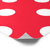 Polka-Punktmuster Poster (Ecke)